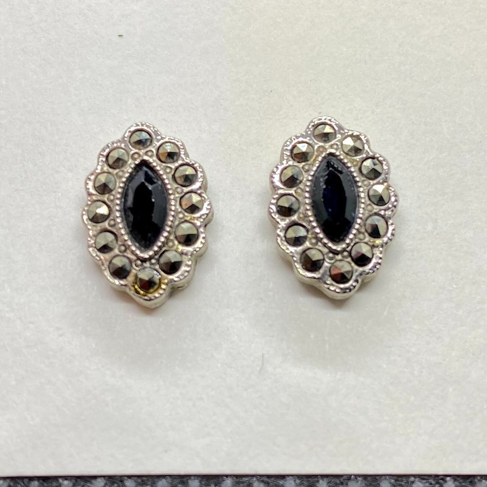 Marcasite earrings.